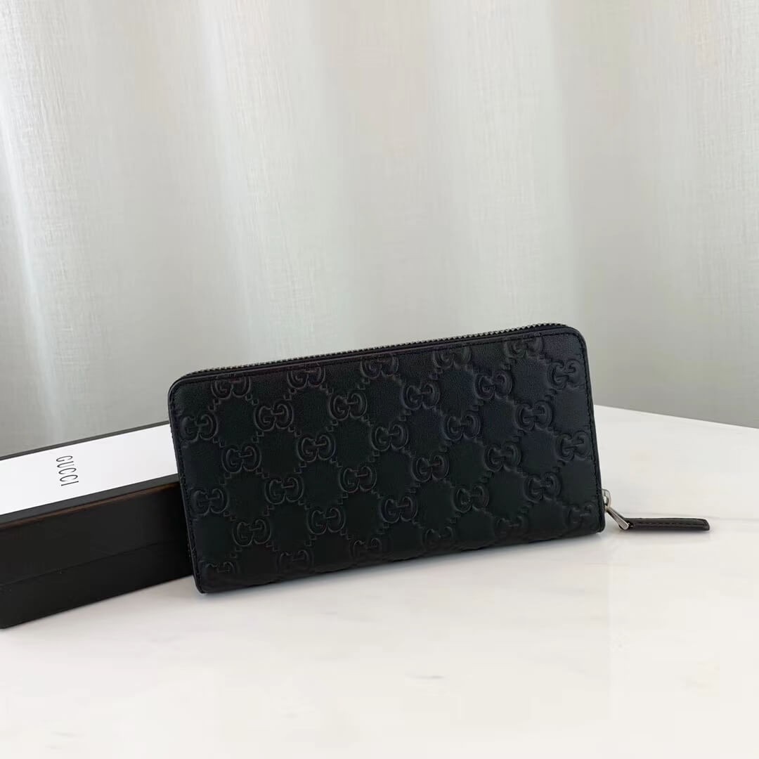 Gucci Signature Zip Around Wallet 307987