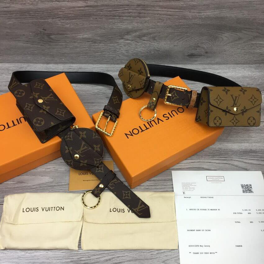 Louis Vuitton Daily Multi Pocket 30mm Belt M0345U