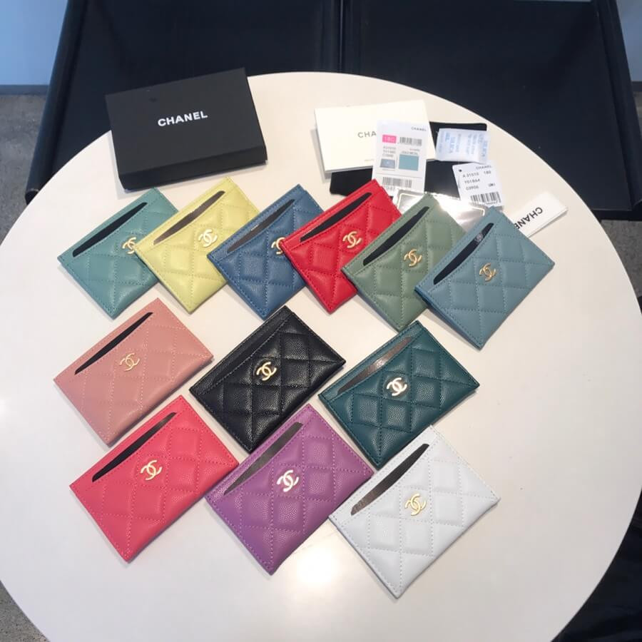 Chanel Grainy Calfskin Classic Card Holder A31510