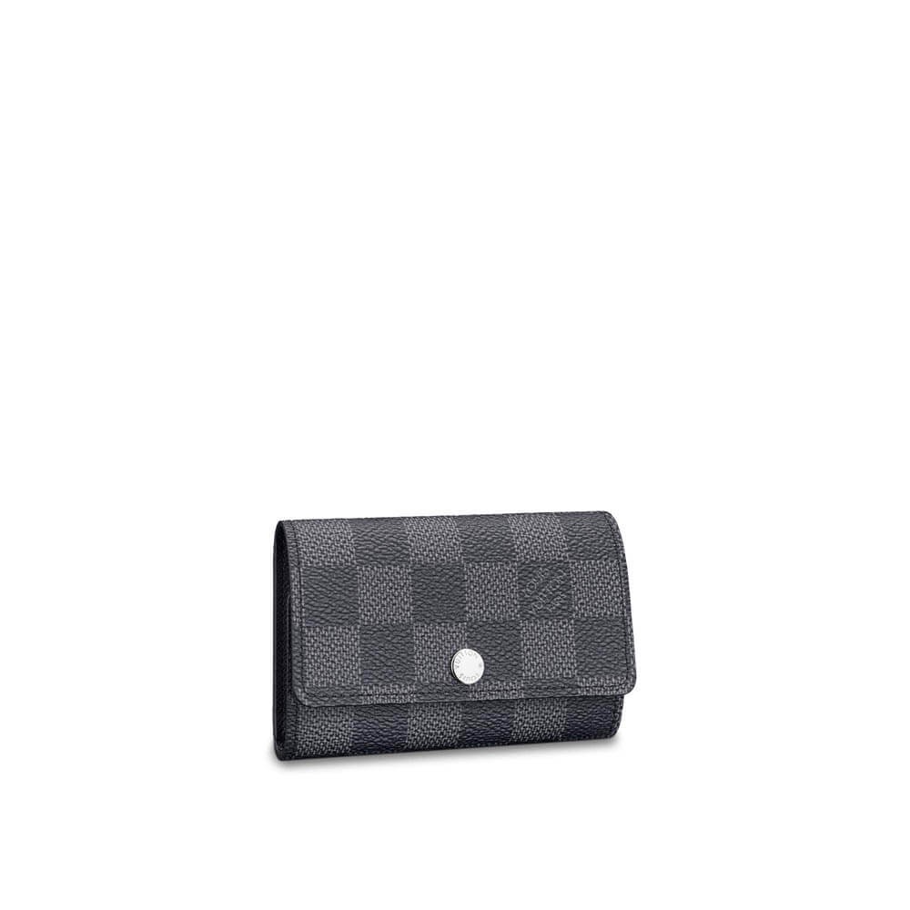 Louis Vuitton Damier Graphite Canvas 6 Key Holder N62662