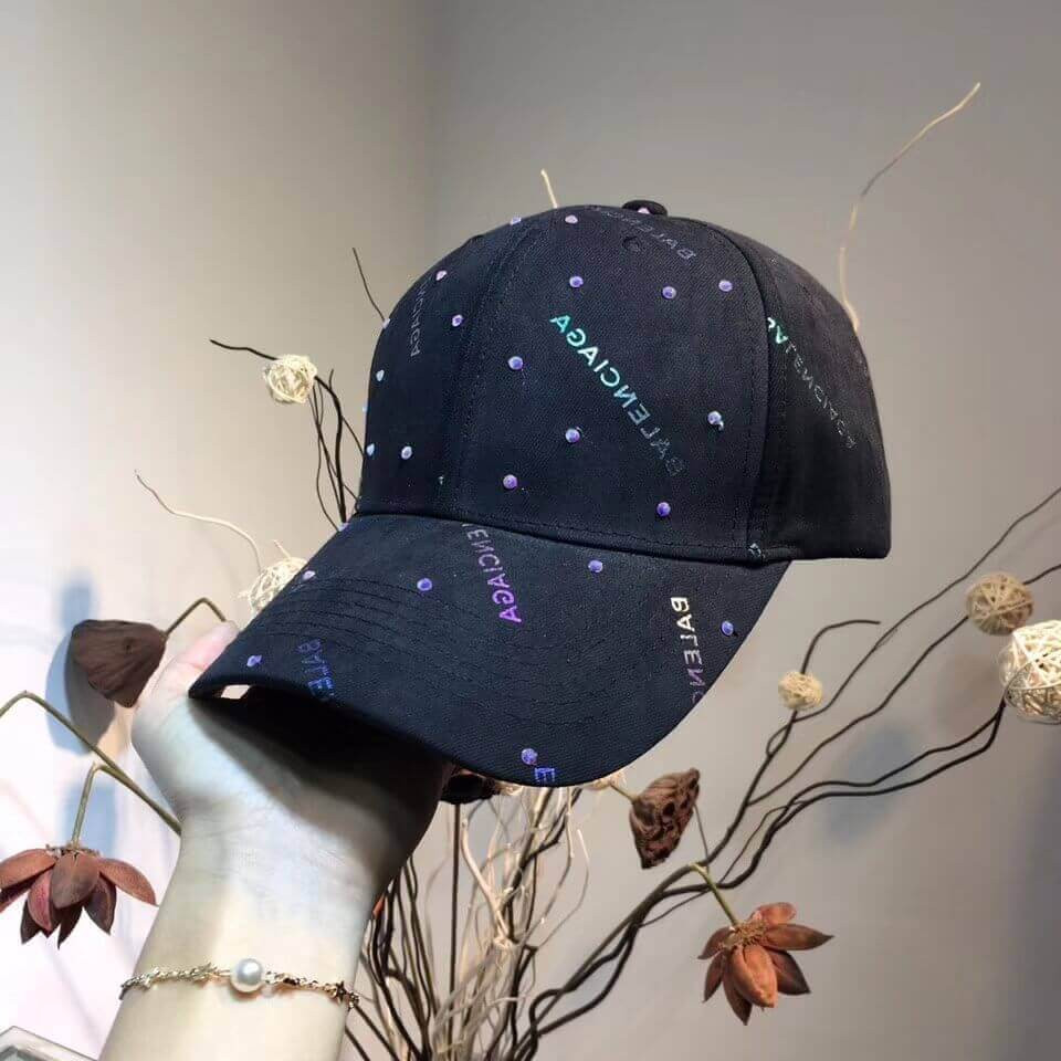 Balenciaga Logo Embroidered Baseball Cap 26896