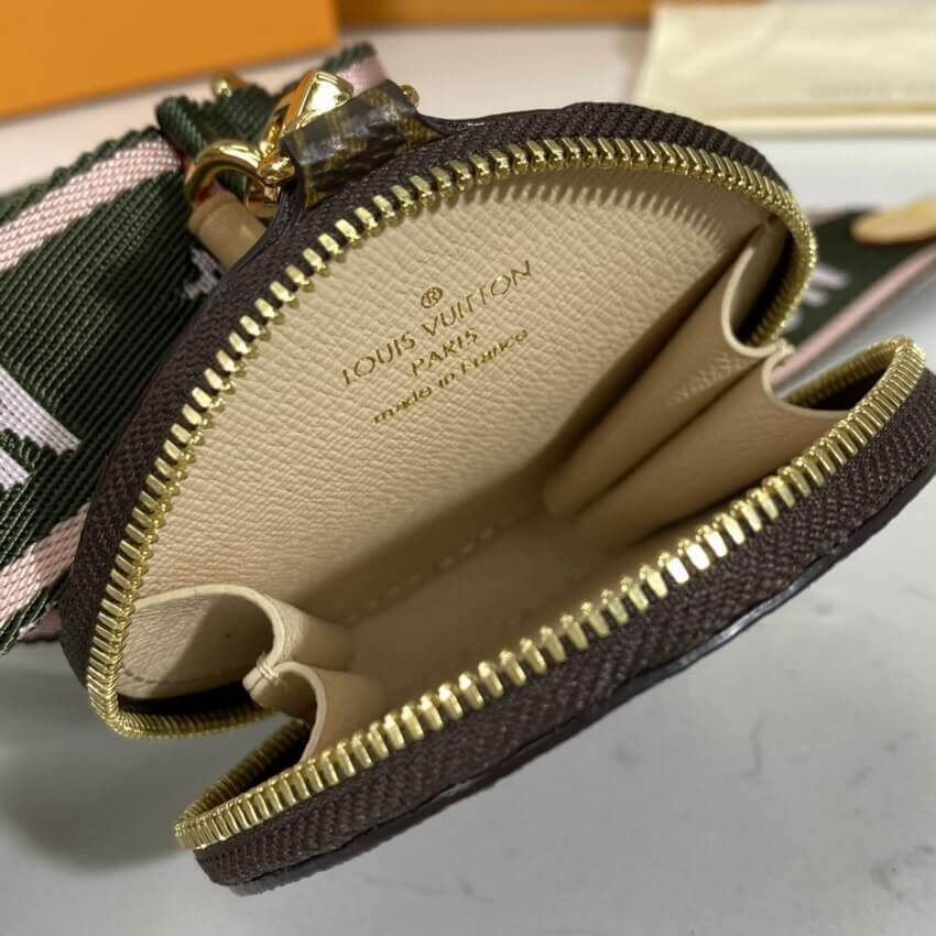 Louis Vuitton Pochette Bandouliere Multi Strap J02487 Khaki&Pink