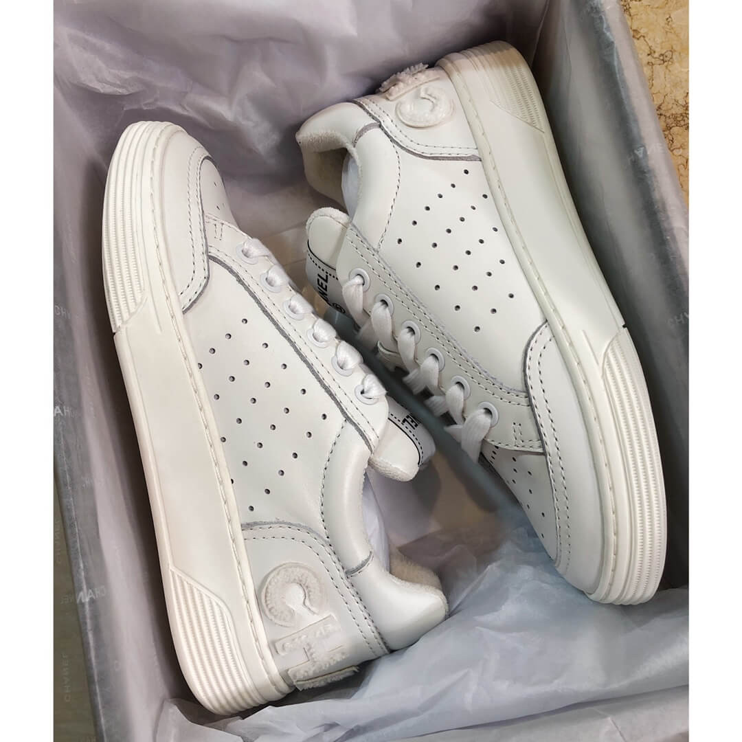 Chanel Rainbow Sneakers G35934 White