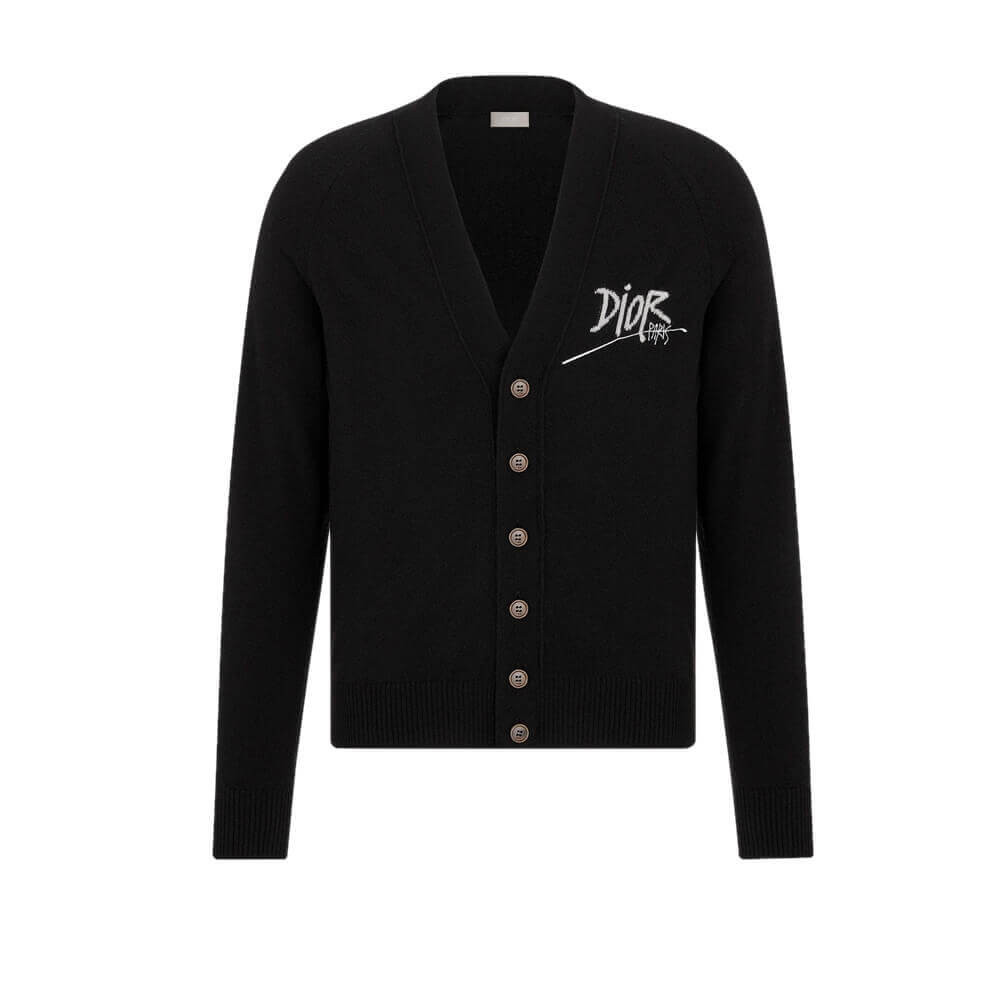 Dior And Shawn Cardigan Black Cashmere C980