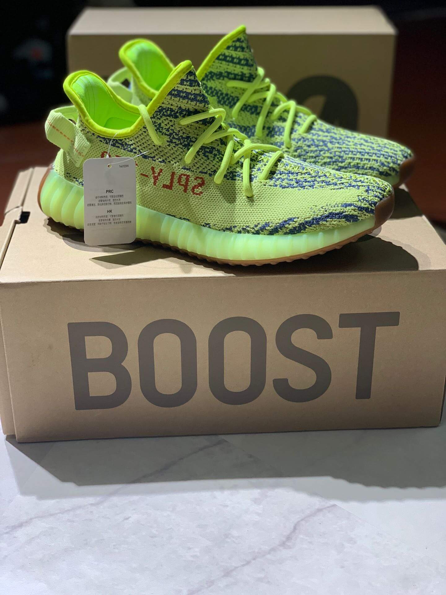 Adidas Yeezy Boost 350 V2 Semi Frozen Yellow AH2205