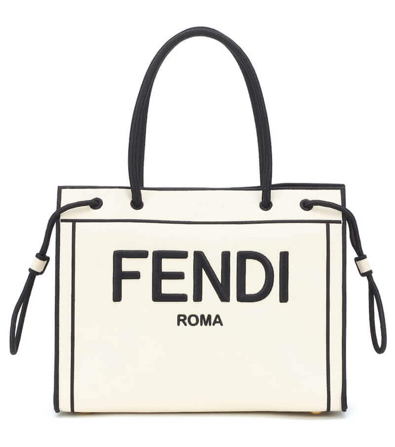 Fendi Roma Canvas Shopper 8BH379