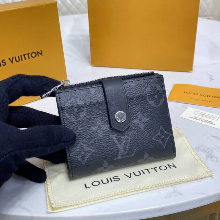 Louis Vuitton Monogram Eclipse Canvas Multiple Card Holder N60451