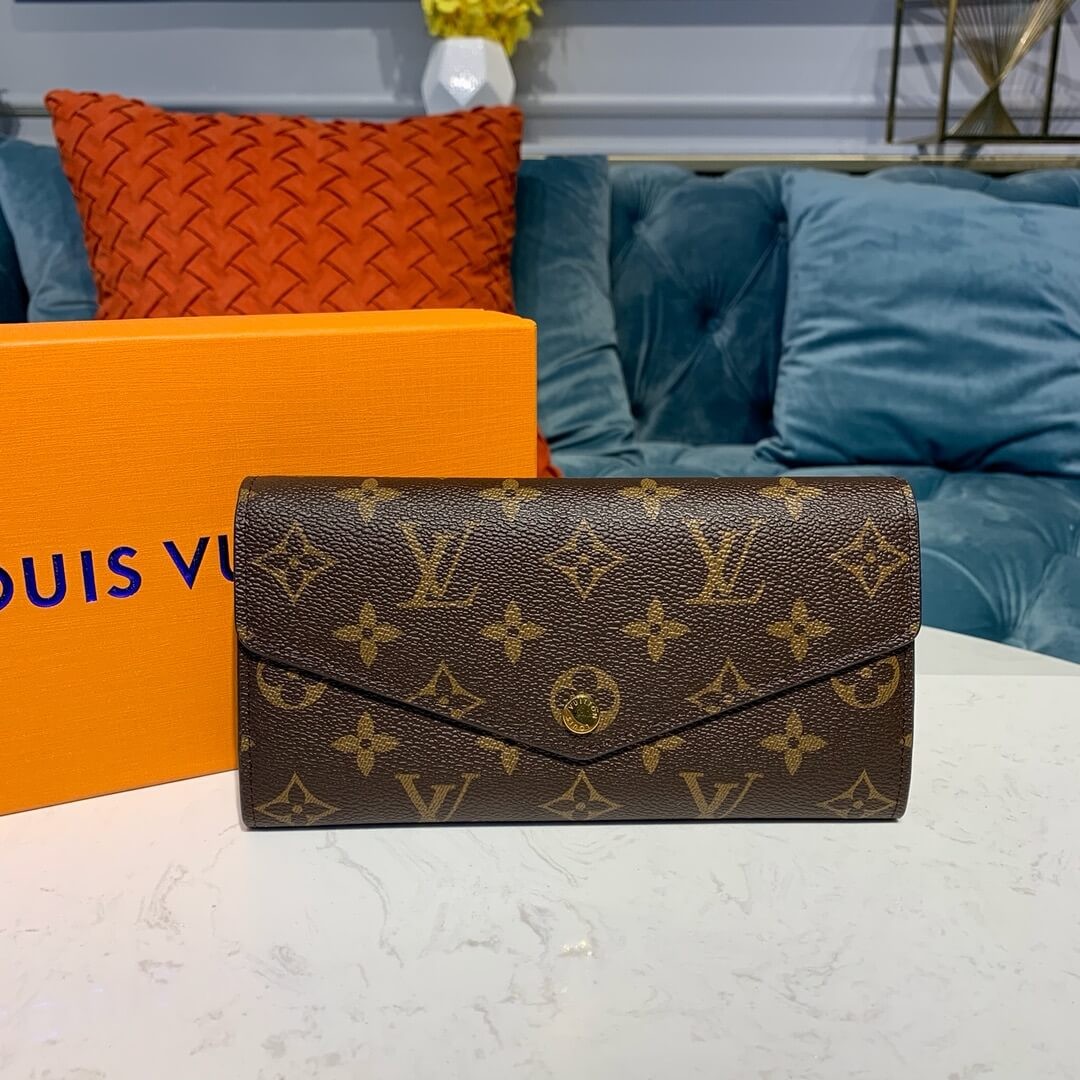 Louis Vuitton Monogram Cavas Sarah Wallet M62236
