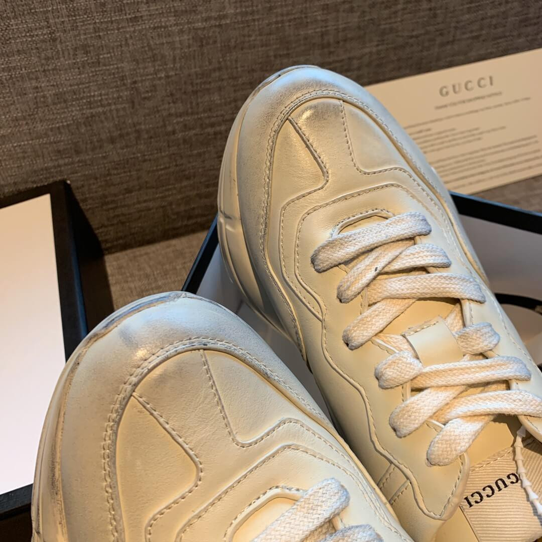 Gucci Rhyton Dirt Leather Sneaker 550046