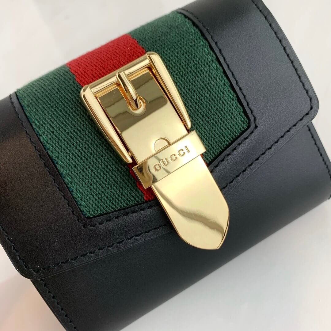 Gucci Sylvie Leather Wallet 476081