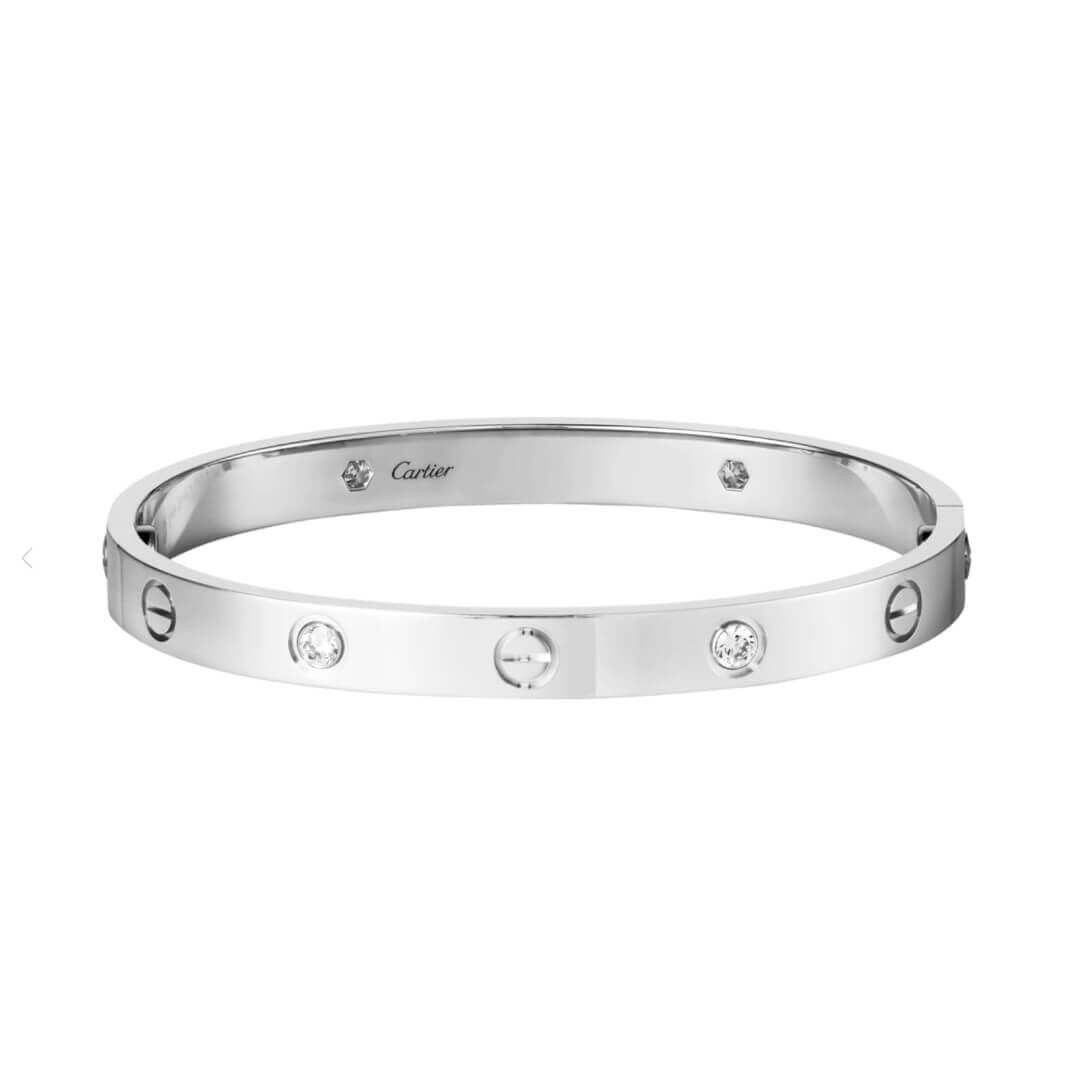 Cartier Love Bracelet 4 Diamonds CB002