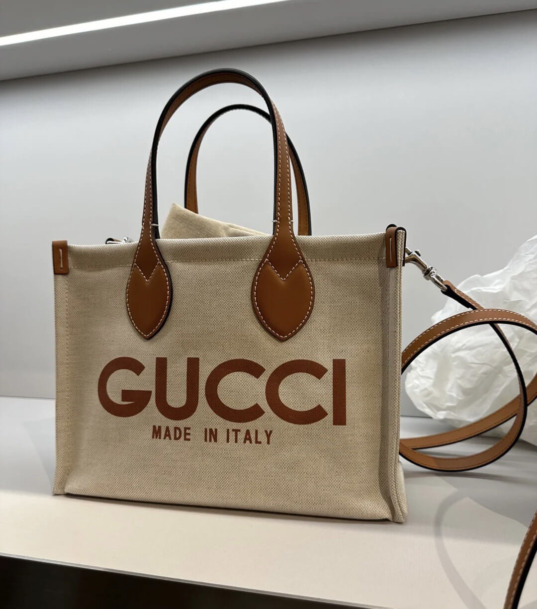 Gucci Mini Tote Bag With Gucci Print 772144