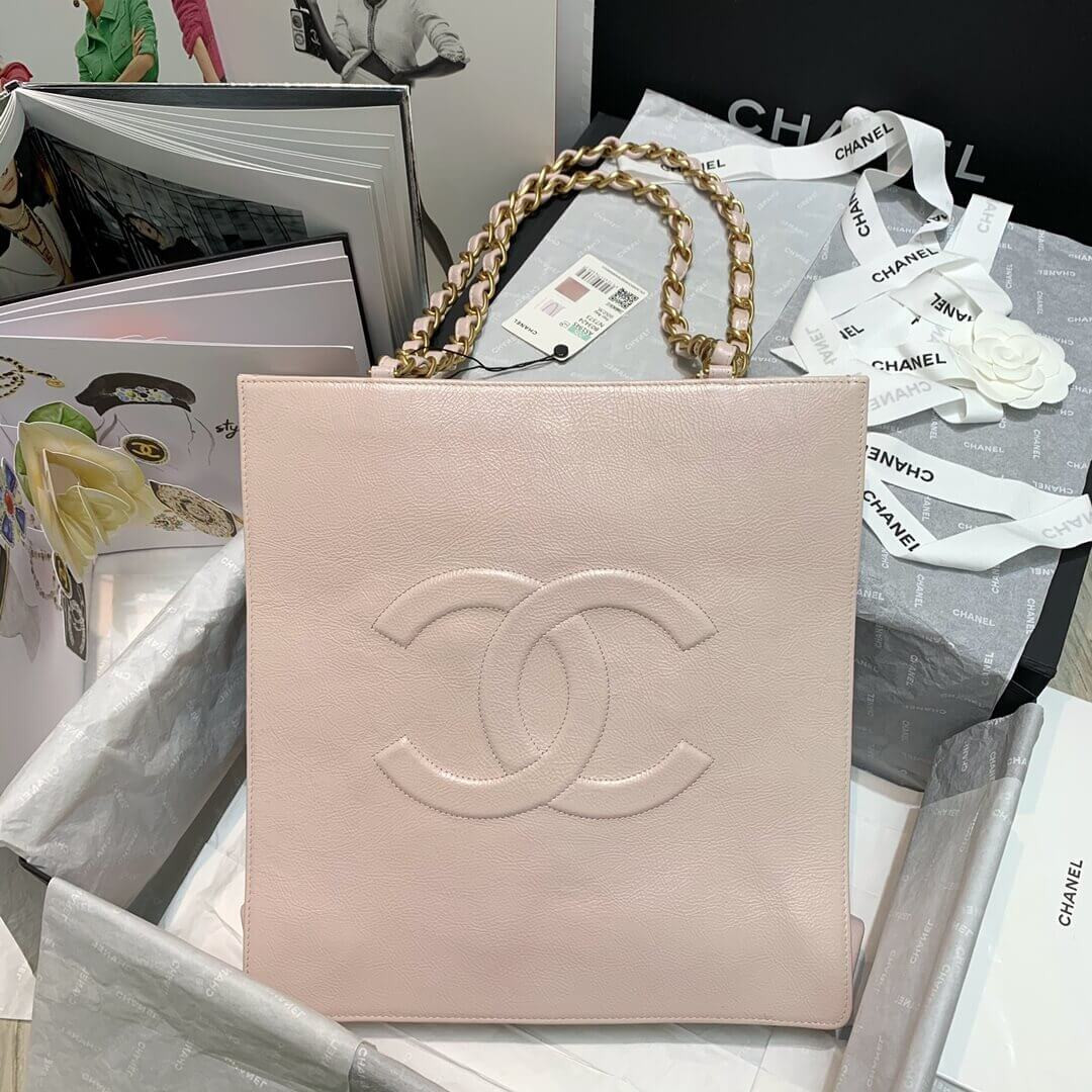 Chanel Shiny Aged Calfskin Shopping Bag AS1945