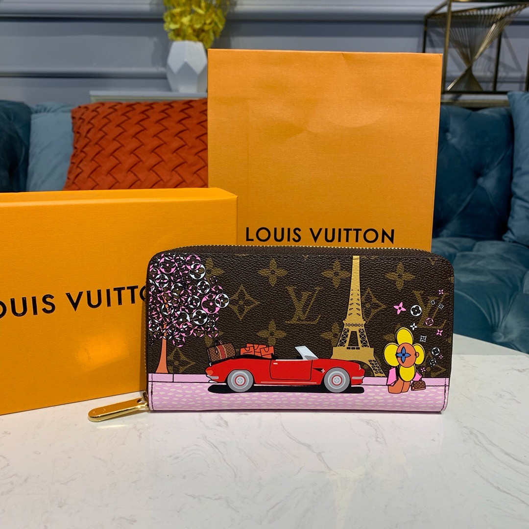 Louis Vuitton Paris Zippy Wallet M68487