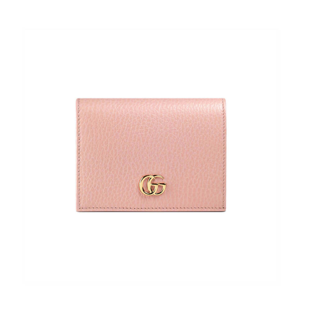 Gucci Leather Card Case Wallet 456126