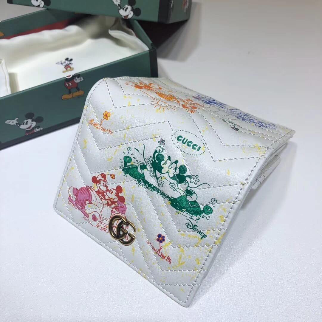 Disney x Gucci GG Marmont Card Case Wallet 616768