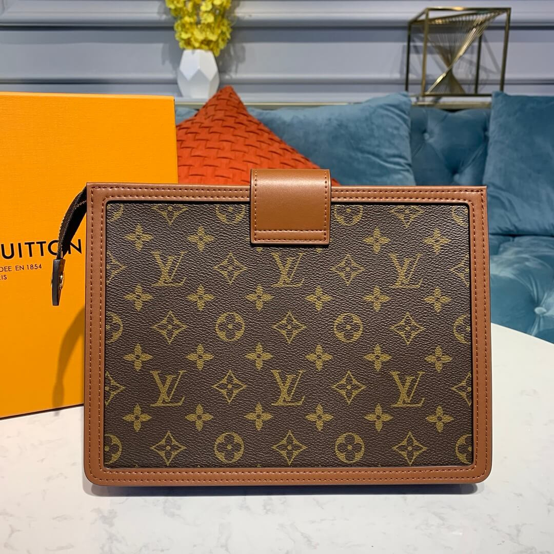 Louis Vuitton Monogram Canvas Dauphine Clutch M44178