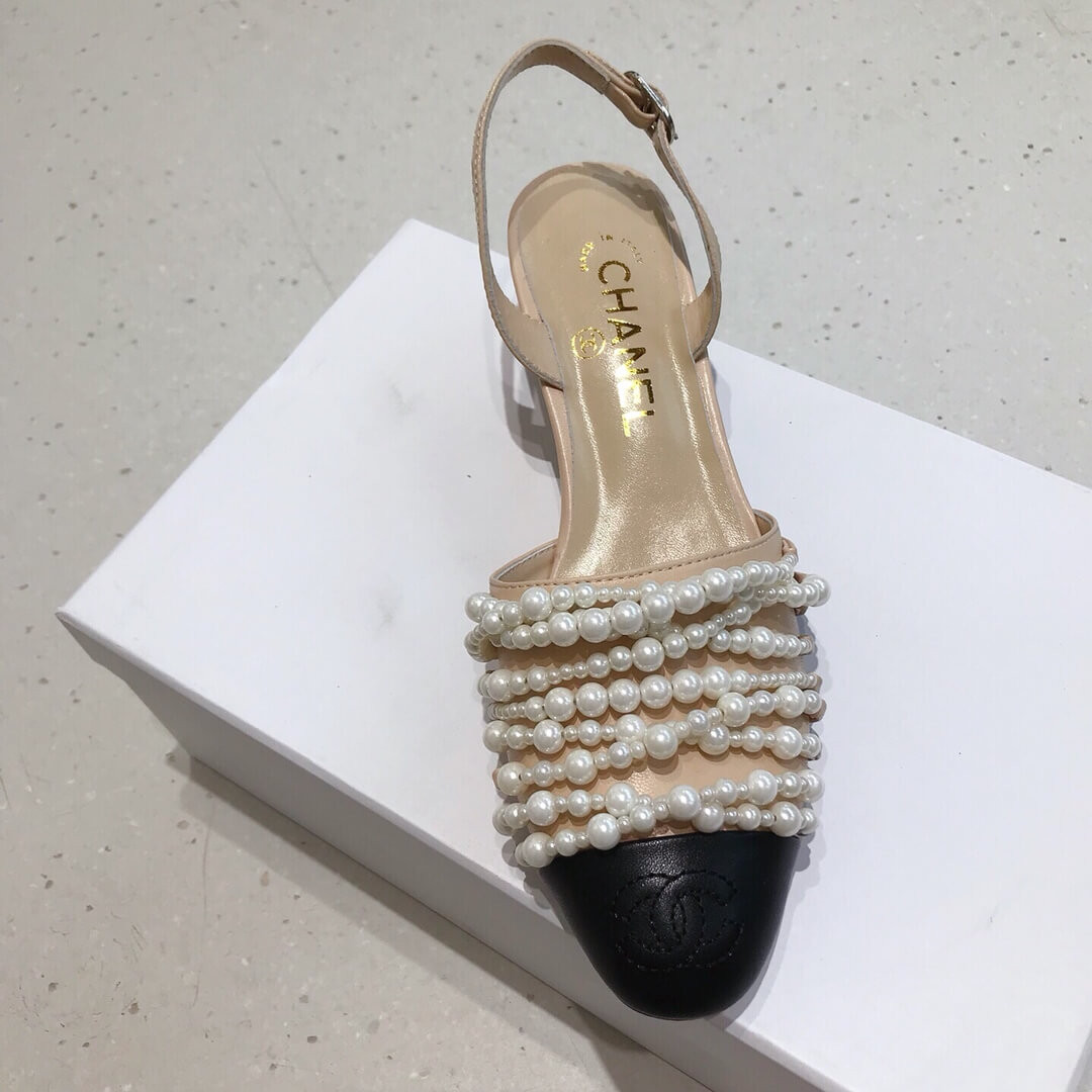 Chanel Pearl Sandals G23578