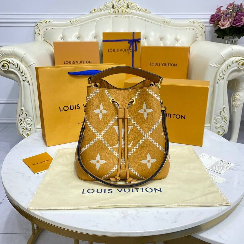 Louis Vuitton Neonoe MM M46029 Arizona Brown/Creme Beige