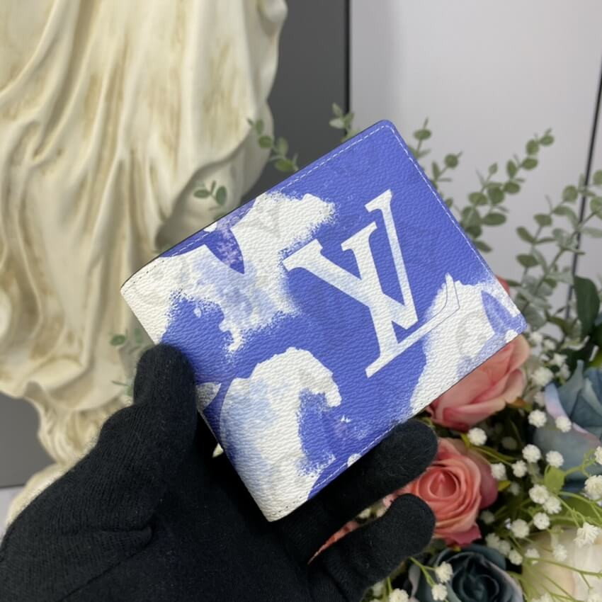 Louis Vuitton Blue Multiple Wallet M80458