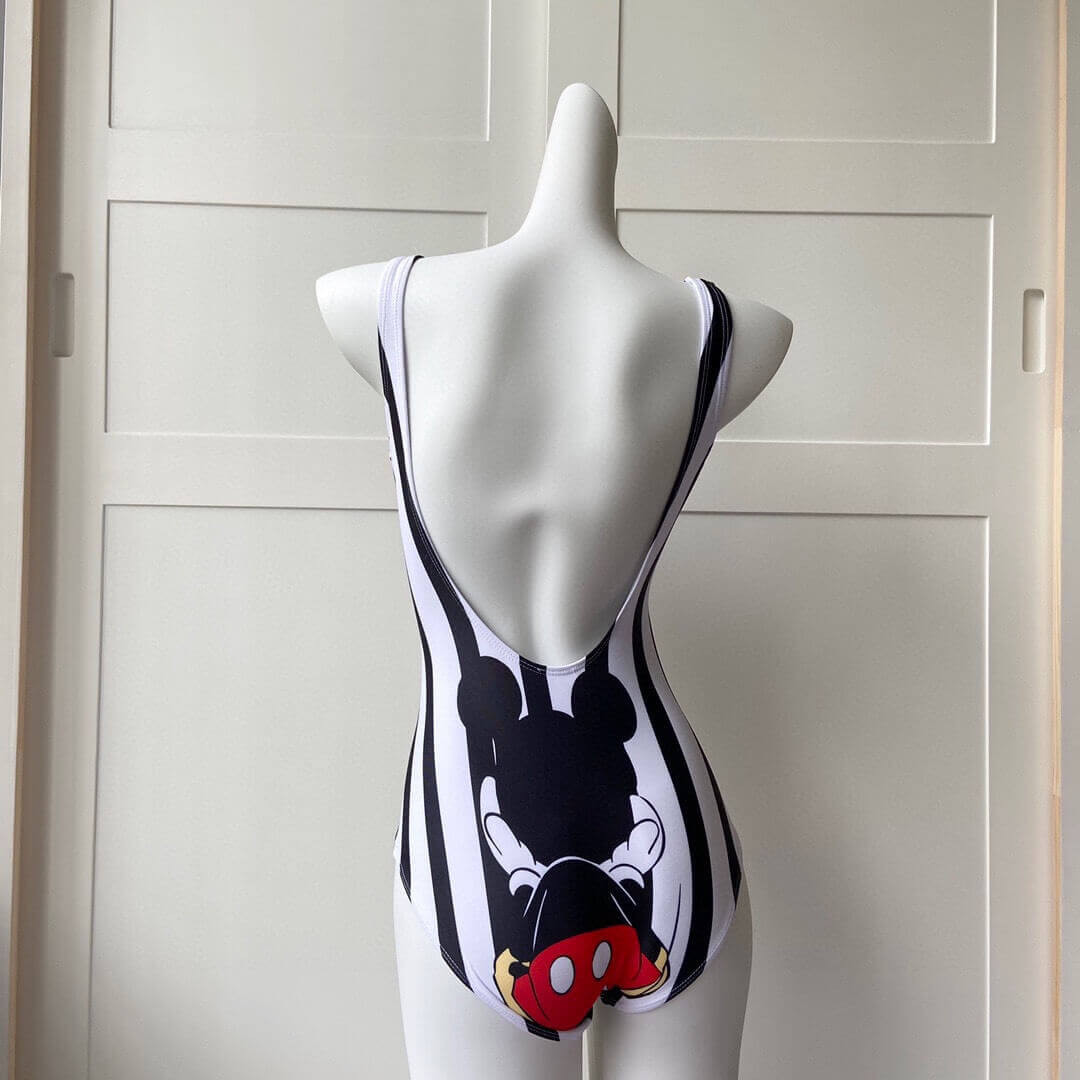 Gucci x Disney Stripe One Piece Print Swimsuit 501898