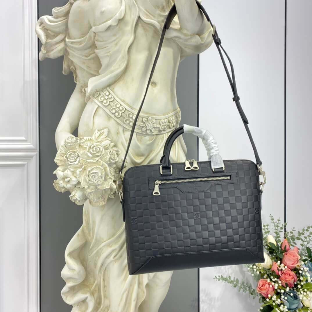 Louis Vuitton Avenue Soft Briefcase Infini N41020