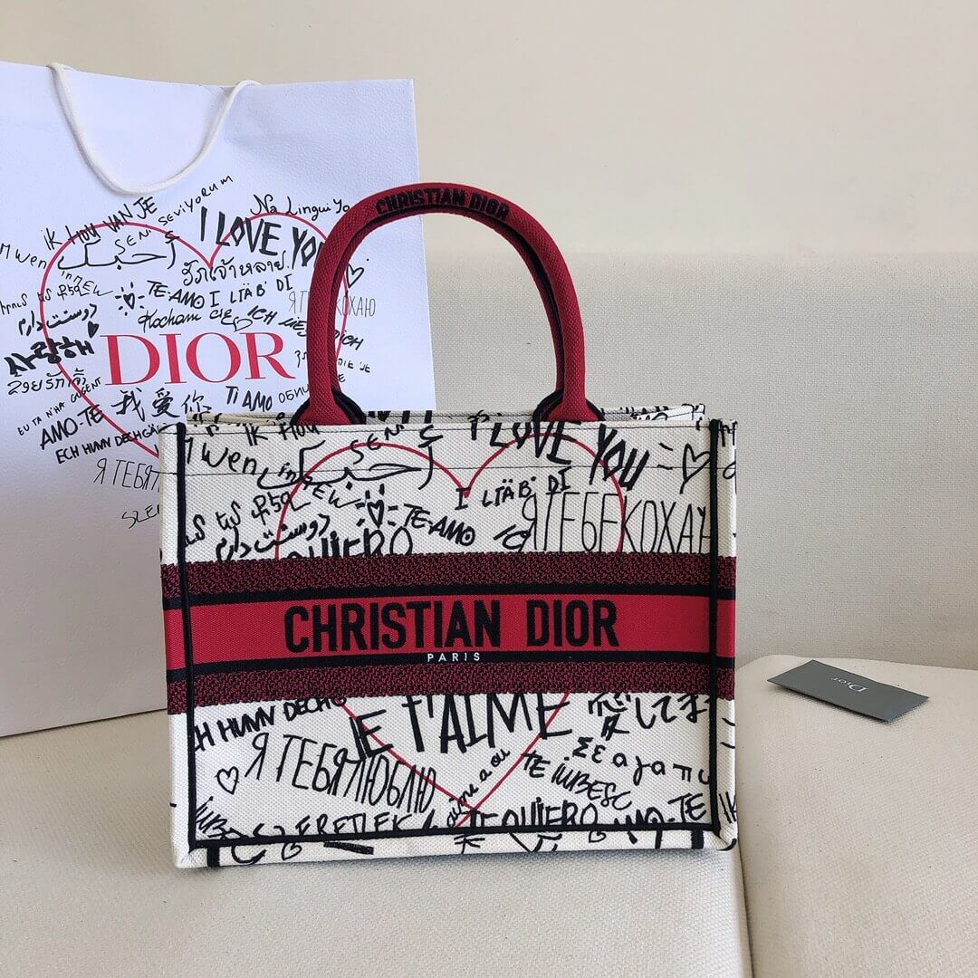 Dior Dioramour Small Book Tote Bag M1296