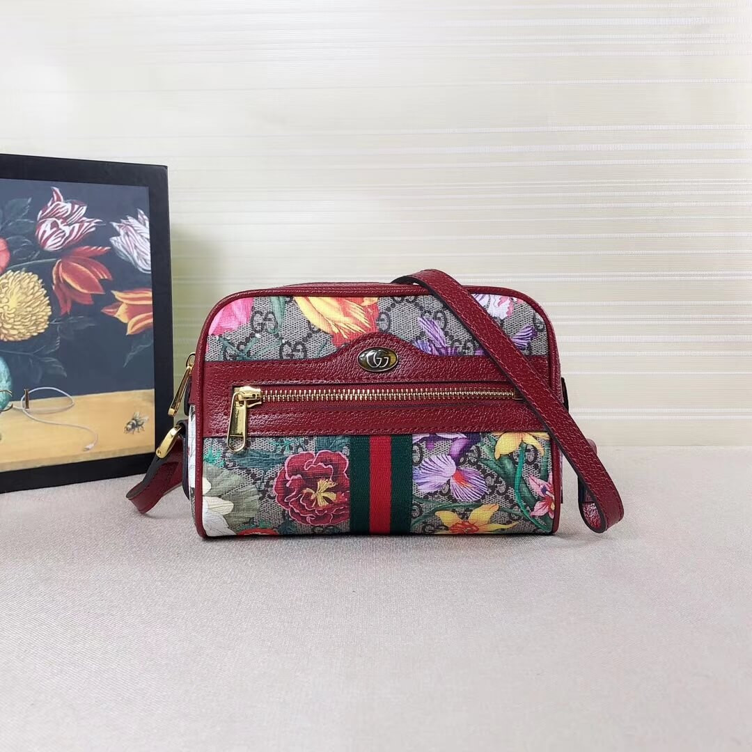 Gucci Ophidia GG Flora Mini Bag 517350
