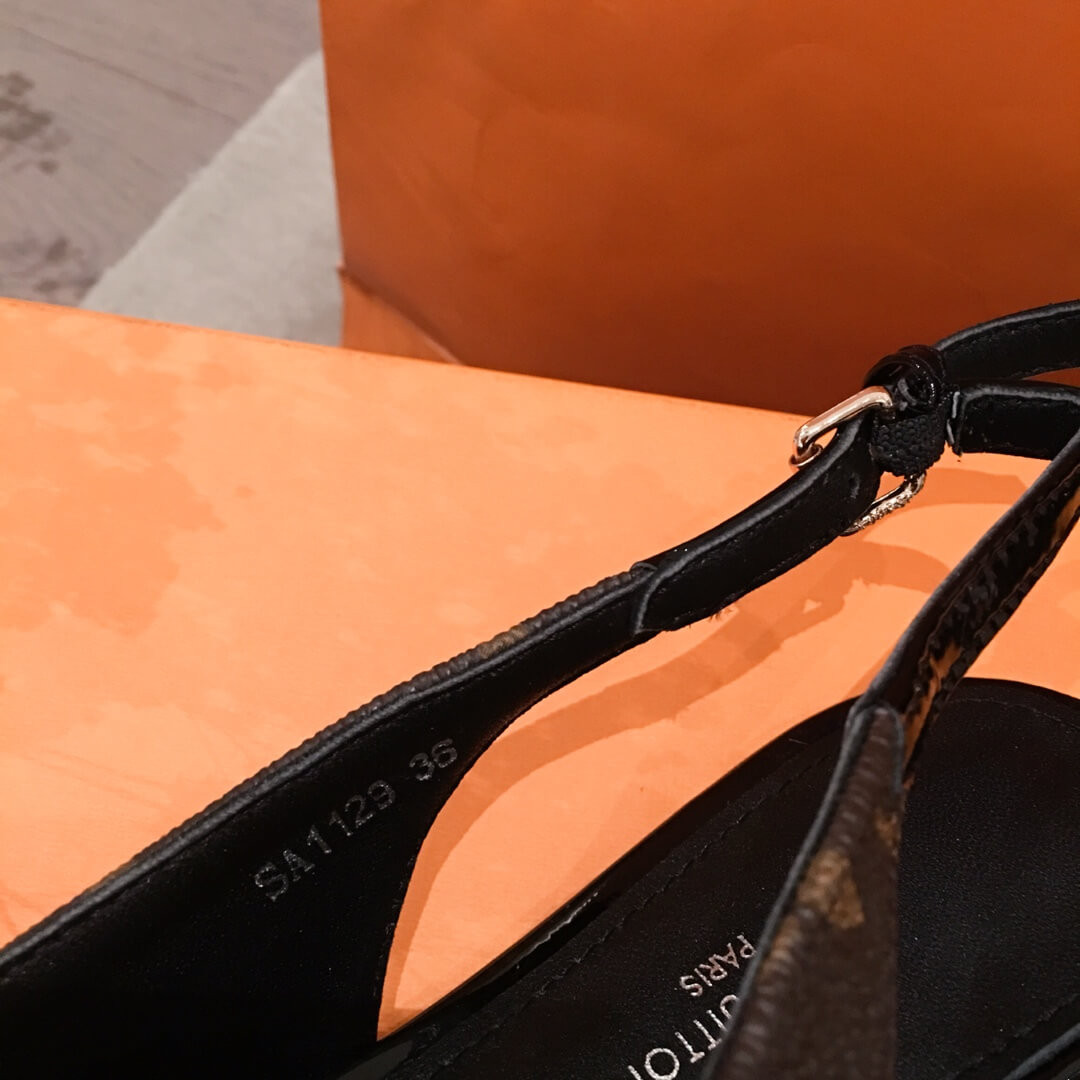 Louis Vuitton Monogram Cherie Slingback Ballerina 1A68AV