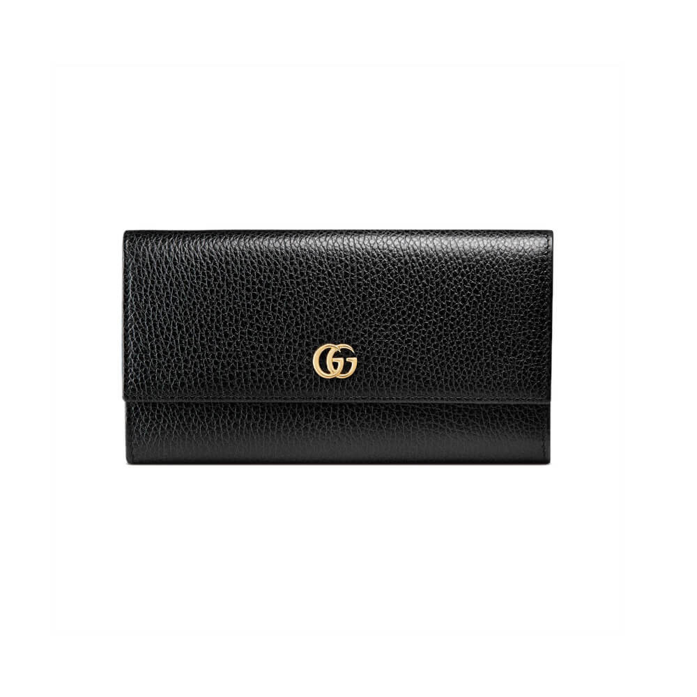 Gucci Leather Continental Wallet 456116