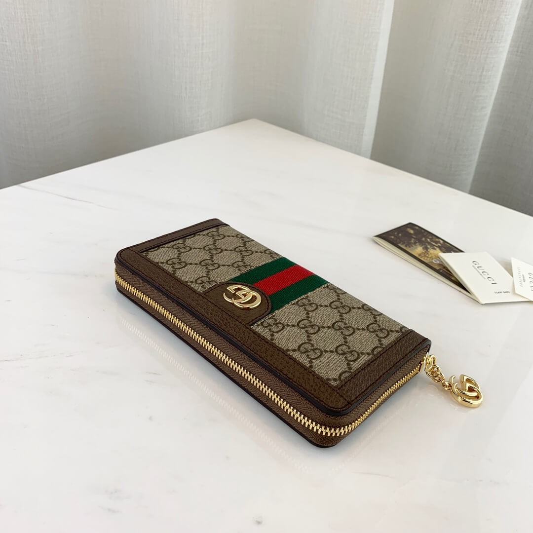 Gucci Ophidia GG Zip Around Wallet 523154