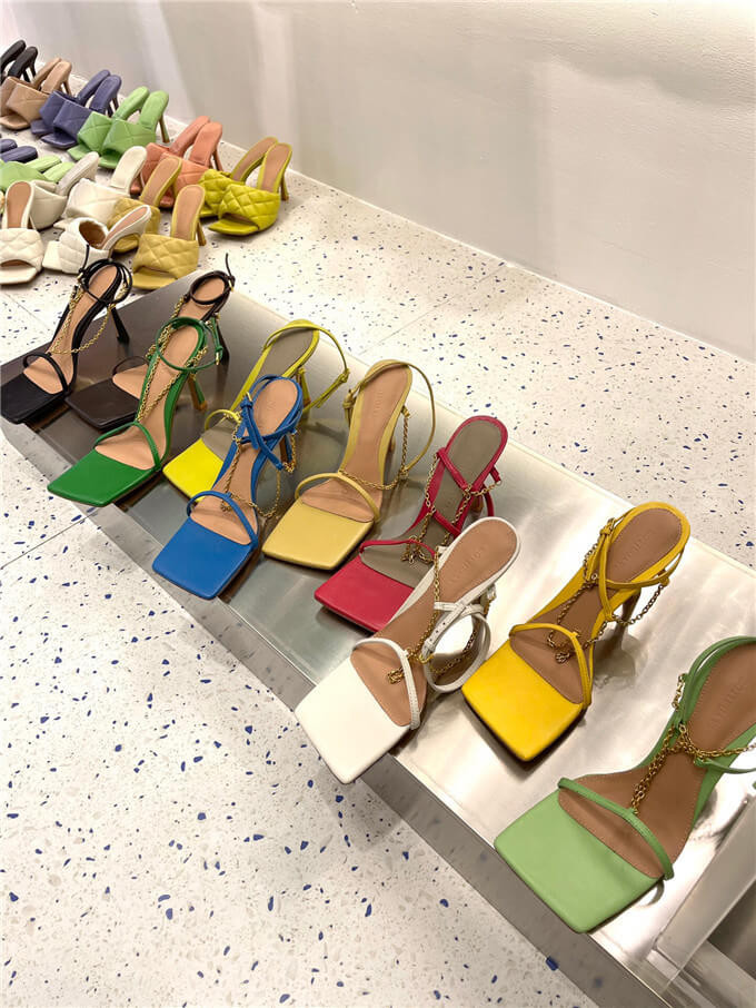 Bottega Veneta Stretch Snadals Shoes 651385 Black