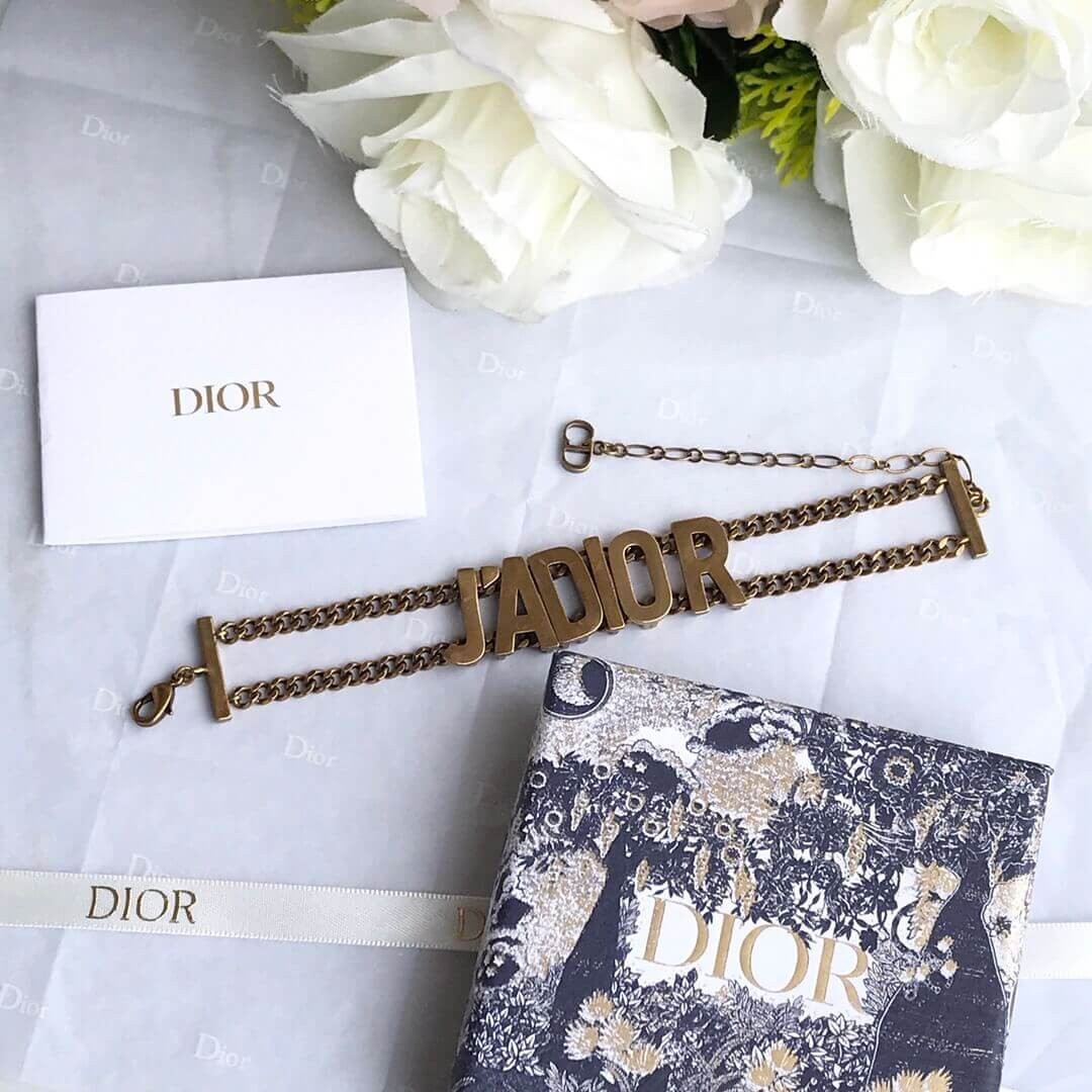 Dior JAdior Two-Chains Bracelet B0630