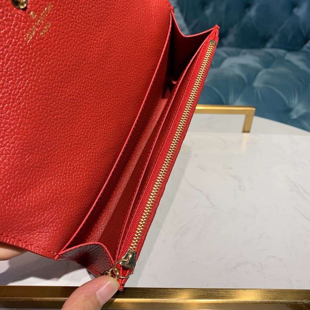 Louis Vuitton Monogram Empreinte Emilie Wallet M64162