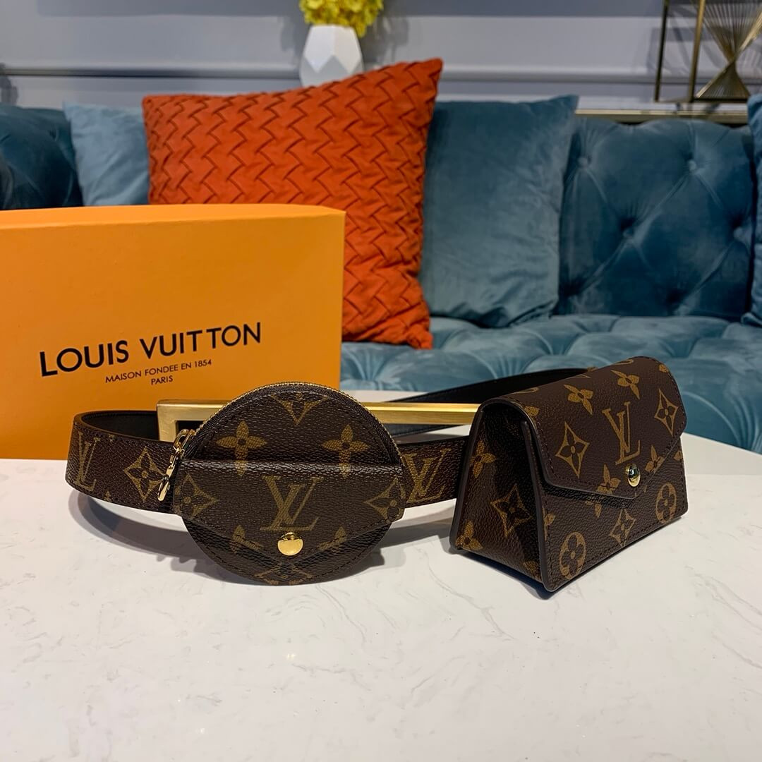 Louis Vuitton Monogram Daily Multi Pocket 30mm Belt M0236Y