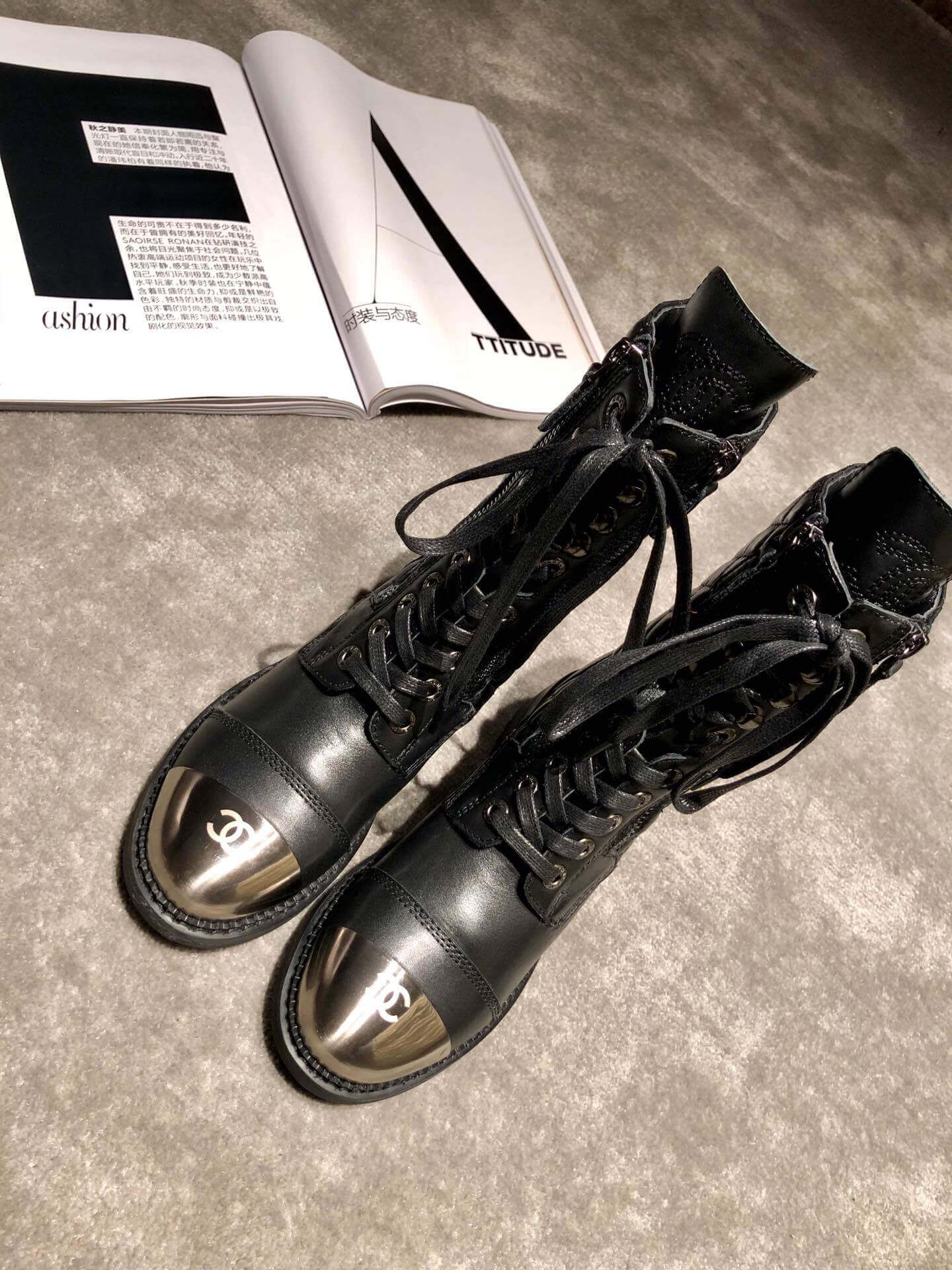Chanel Frye Harness Boot C1120C