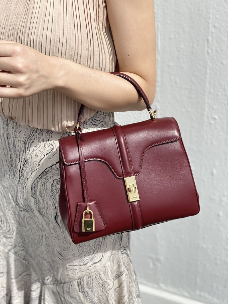 Celine Small 16 Bag In Satinated Calfskin 188003