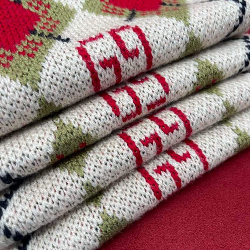 Gucci GG Argyle Wool Scarf 660631