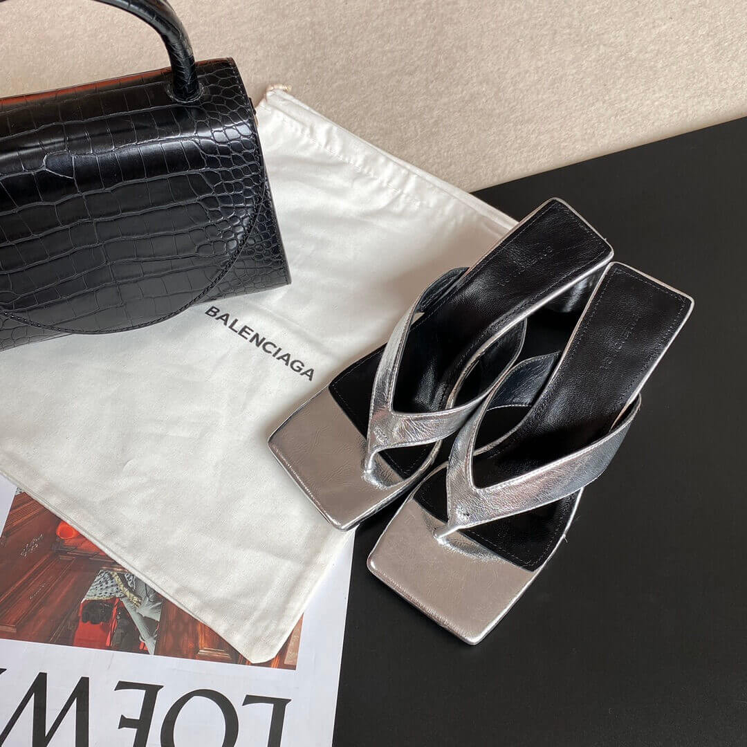 Balenciaga Logo T-bar sandals 434344