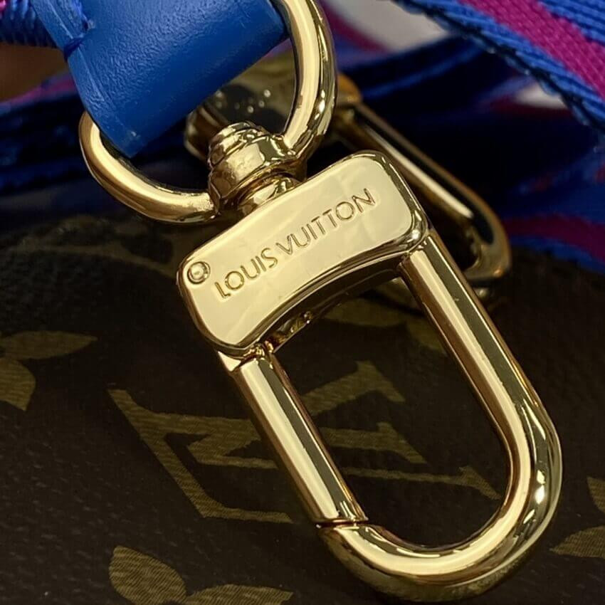 Louis Vuitton Pochette Bandouliere Multi Strap J02487 Blue&Red