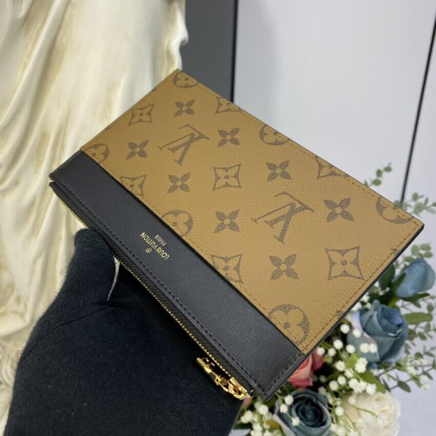 Louis Vuitton Monogram Reverse Slim Purse M80390
