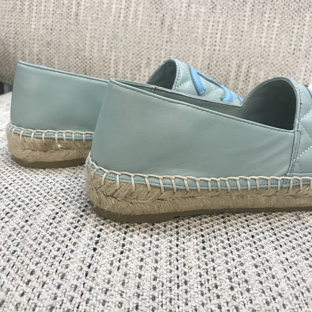 Chanel CC Quilted Espadrilles G29762 Blue