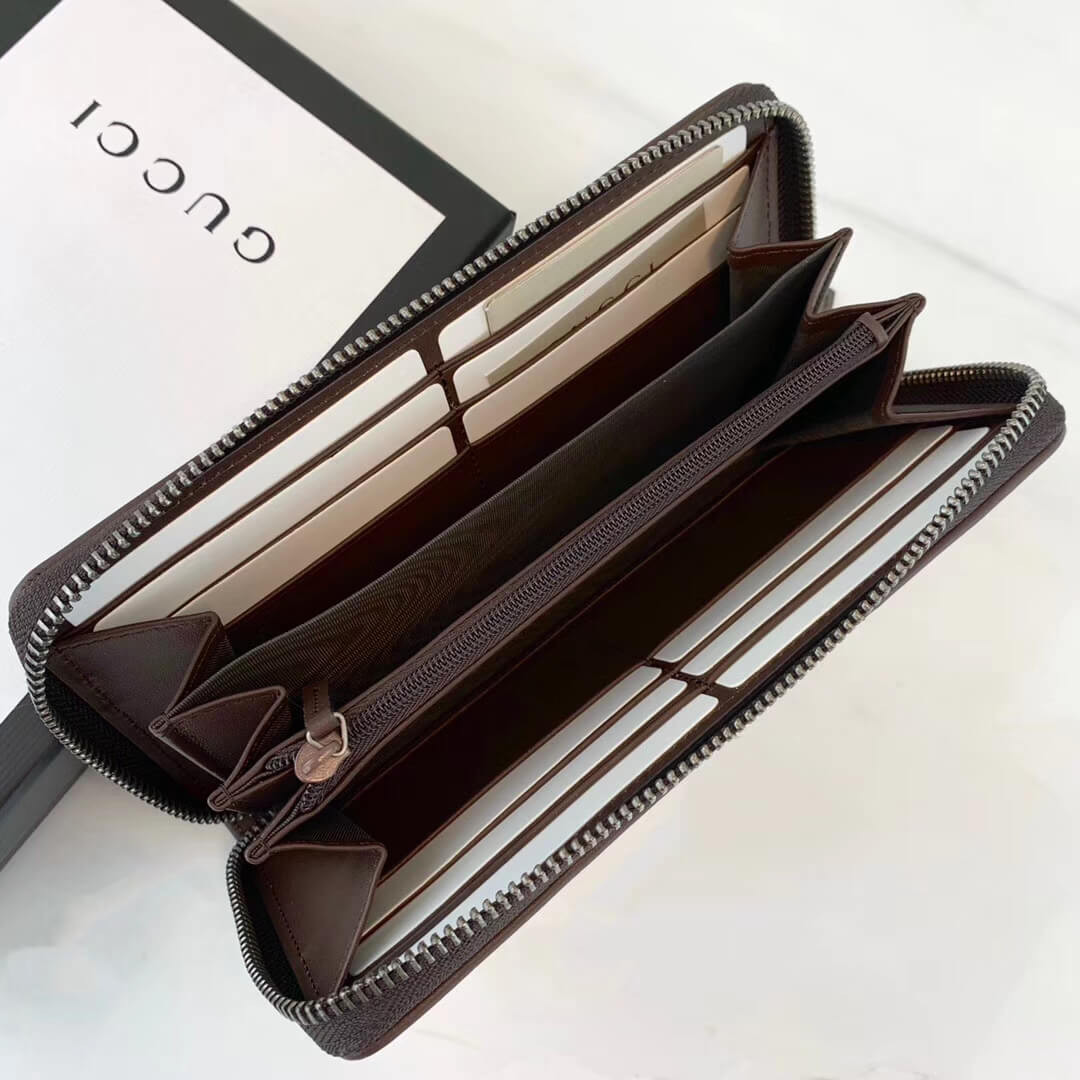 Gucci GG Supreme  Zip Around Wallet 291105