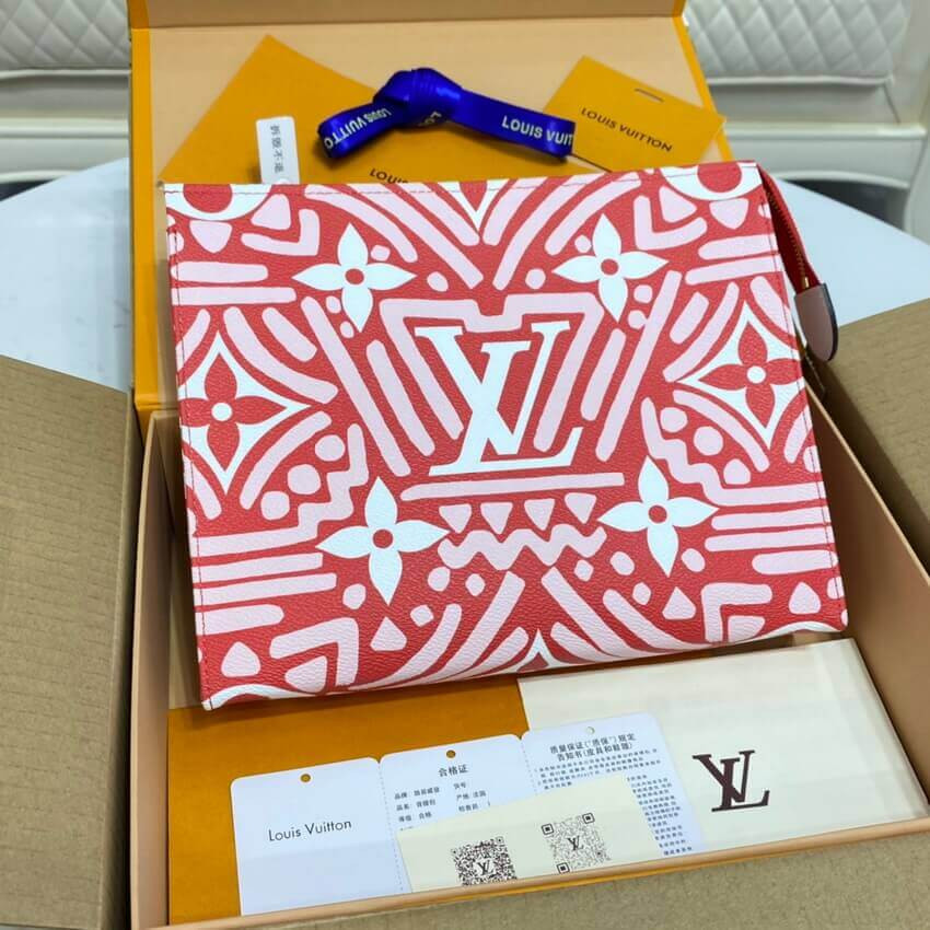 Louis Vuitton LV Crafty Toiletry Pouch 26 M45476 Red