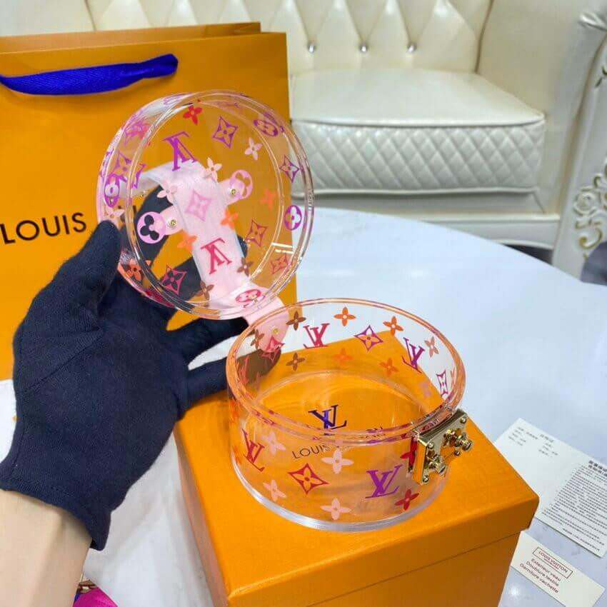 Louis Vuitton Plexiglass Scott Box Pink GI0362