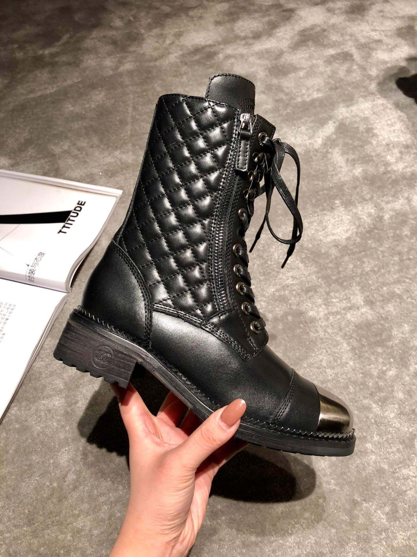 Chanel Frye Harness Boot C1120C