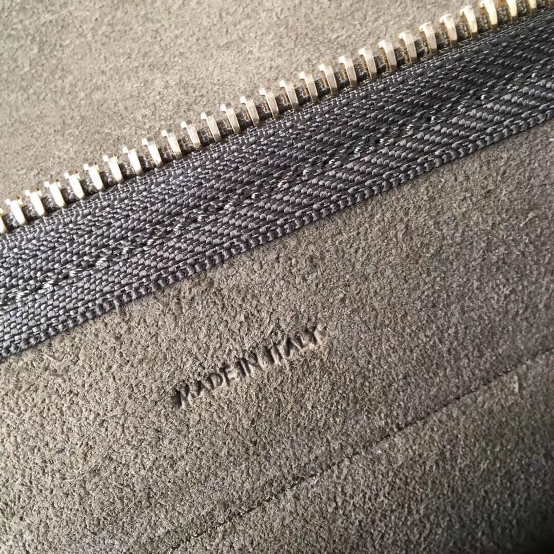 Celine Micro Belt Bag In Grained Calfskin 189153 Army Green