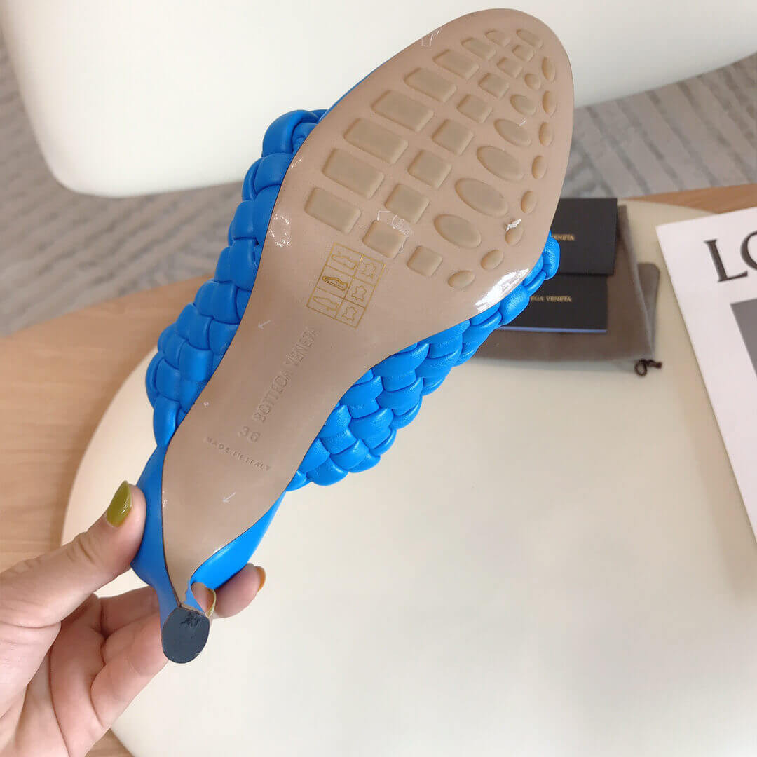 Bottega Veneta BV Curve Sandals 621340 Blue