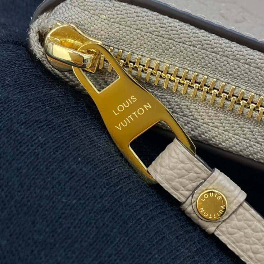 Louis Vuitton Monogram Empreinte Zippy Coin Purse Tourterelle