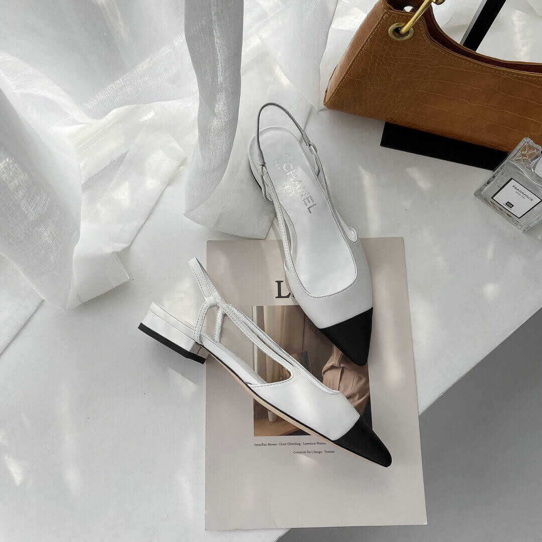 Chanel Flat Slingbacks 36129